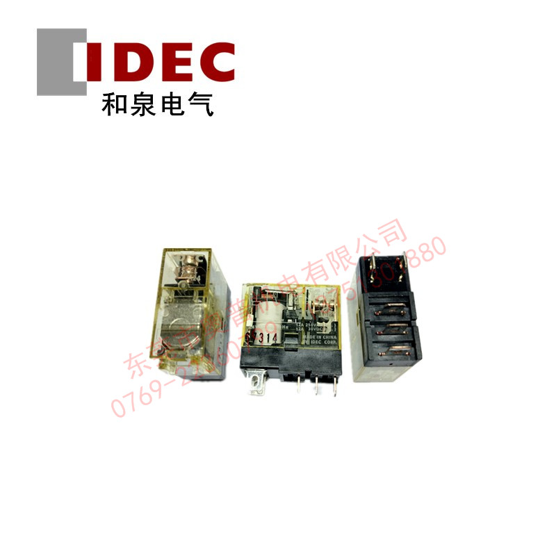 IDEC和泉带灯继电器 RJ1S-CL-A24 AC24V 薄型功率继电器 原装正品
